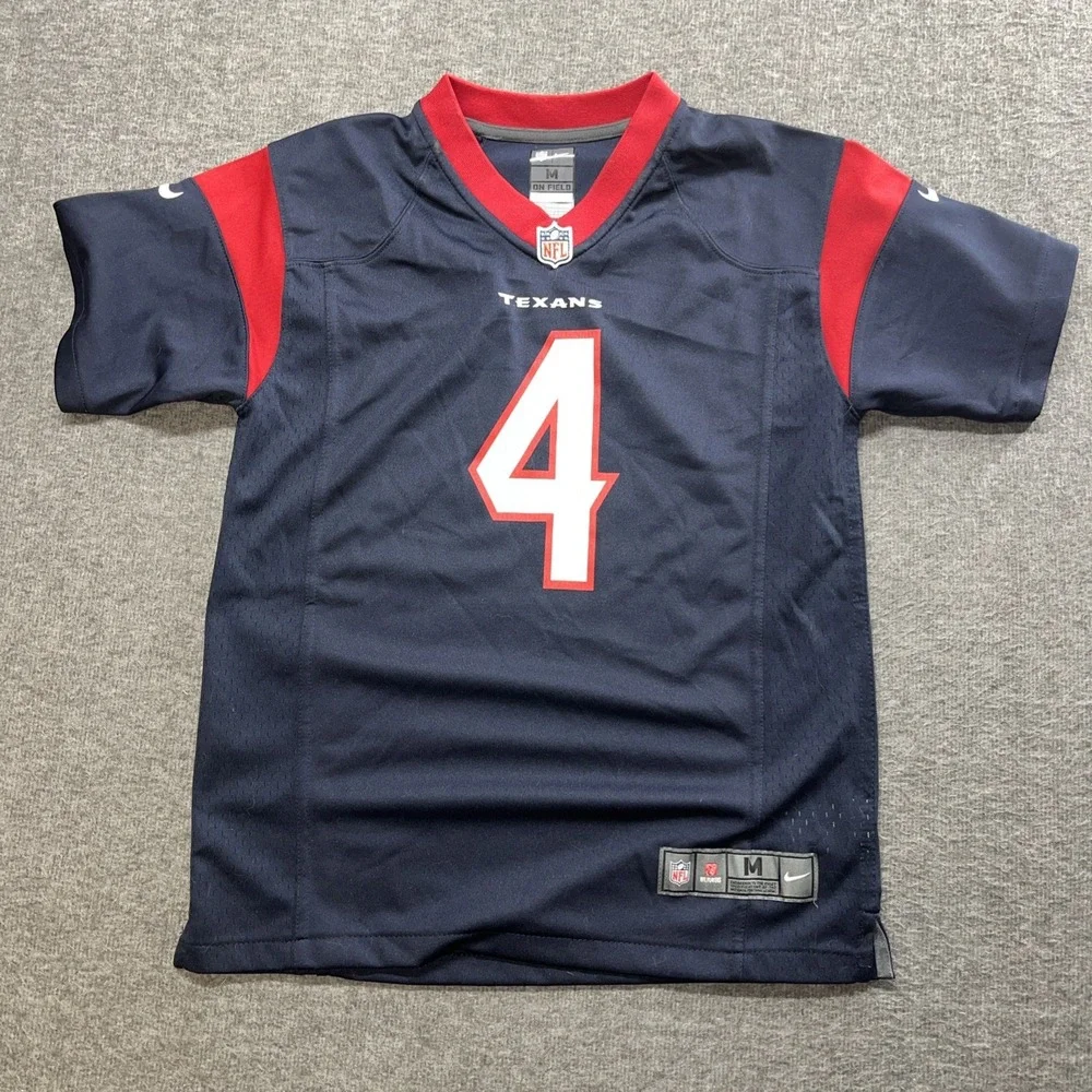 Deshaun Watson Houston Texans Nike NFL Jersey #4 Youth Medium 10/12